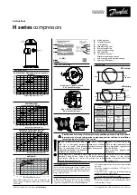 Предварительный просмотр 1 страницы Danfoss H Series Instructions