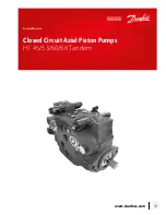 Preview for 1 page of Danfoss H1 Series Service Manual