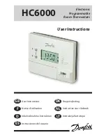 Preview for 1 page of Danfoss HC6000 User Instructions