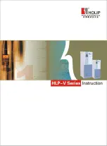 Предварительный просмотр 1 страницы Danfoss Holip HLP-V Series Instructions Manual