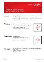 Preview for 1 page of Danfoss Icon Master User Manual