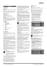 Preview for 2 page of Danfoss ICSH 25 Installation Manual