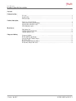 Предварительный просмотр 3 страницы Danfoss IK3 User Manual
