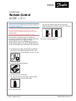 Preview for 1 page of Danfoss IKORE Installation Manual