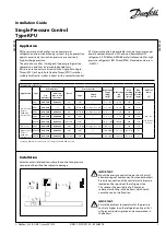 Preview for 1 page of Danfoss KPU 1 Installation Manual