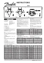 Предварительный просмотр 1 страницы Danfoss KSA 1000 Instructions Manual