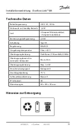 Preview for 19 page of Danfoss Link BR Installation Manual