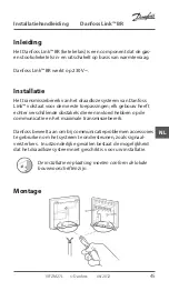 Preview for 45 page of Danfoss Link BR Installation Manual