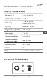 Предварительный просмотр 33 страницы Danfoss Link VISGX45X Installation Manual