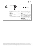 Предварительный просмотр 2 страницы Danfoss MBS 1700 Installation Manual