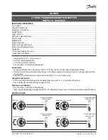 Preview for 10 page of Danfoss MBT 9110 Operation Manual