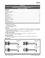 Предварительный просмотр 17 страницы Danfoss MBT 9110 Operation Manual