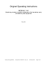 Preview for 1 page of Danfoss MCB140 Original Operating Instructions