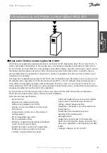 Предварительный просмотр 11 страницы Danfoss MCO 305 Design Manual