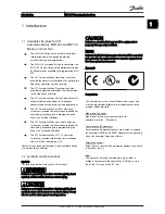 Предварительный просмотр 4 страницы Danfoss MCO 305 Operating Instructions Manual