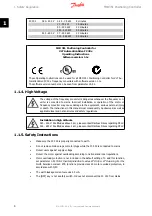 Предварительный просмотр 4 страницы Danfoss MCO 351 Technical Data Manual