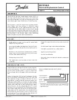 Preview for 1 page of Danfoss MCV104A Manual