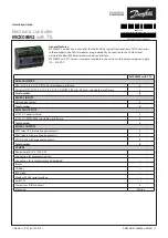 Preview for 1 page of Danfoss MCX08M2 Installation Manual