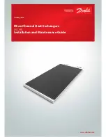 Preview for 1 page of Danfoss MicroChannel Heat Exchanger Installation And Maintenance Manual