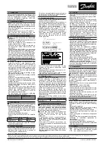 Preview for 2 page of Danfoss MLZ116 Instructions