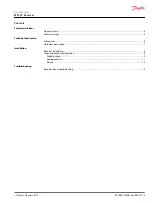 Предварительный просмотр 3 страницы Danfoss MP20 Series User Manual