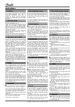 Preview for 2 page of Danfoss MPZ Series Instructions