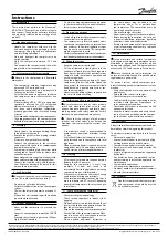 Предварительный просмотр 2 страницы Danfoss MT Series Instructions