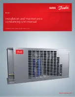 Preview for 1 page of Danfoss OP-HNXM Installation And Maintenance Manual