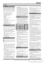 Preview for 4 page of Danfoss OP-LPHM018-026 Instructions Manual