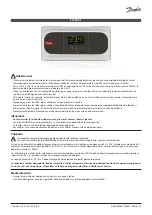 Preview for 9 page of Danfoss Optyma AK-RC 251 Installation Manual