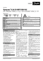 Danfoss Optyma OP-HRSM0750NC211Q Instructions Manual предпросмотр