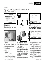 Предварительный просмотр 1 страницы Danfoss Optyma OP-LPHE Series Instructions Manual