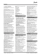 Preview for 3 page of Danfoss Optyma OP-MCGC003TLA00G Instructions Manual