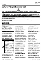 Preview for 8 page of Danfoss Optyma OP-MCGC003TLA00G Instructions Manual