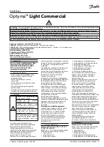 Preview for 17 page of Danfoss Optyma OP-MCGC003TLA00G Instructions Manual