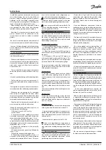 Preview for 7 page of Danfoss Optyma OP-MCRN030 Instructions Manual