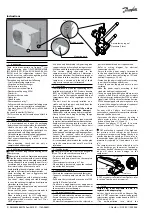 Предварительный просмотр 2 страницы Danfoss Optyma OP-MPME048MTW02E Instructions Manual