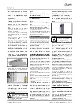 Preview for 3 page of Danfoss Optyma OP MSSM Instructions Manual