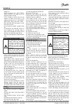 Preview for 4 page of Danfoss Optyma OP MSSM Instructions Manual