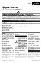 Preview for 6 page of Danfoss Optyma OP MSSM Instructions Manual