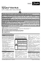 Предварительный просмотр 26 страницы Danfoss Optyma OP MSSM Instructions Manual