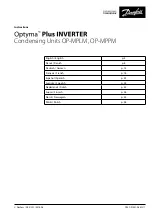 Danfoss Optyma Plus INVERTER OP-MPLM Instructions Manual предпросмотр