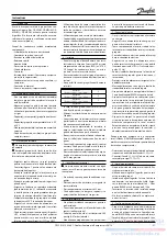 Preview for 83 page of Danfoss OPTYMA PLUS OP-LPHM Instructions Manual