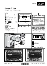 Danfoss OPTYMA Plus OP-LPQM Manual предпросмотр