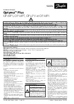 Preview for 14 page of Danfoss Optyma Plus OP-MPS Instructions Manual