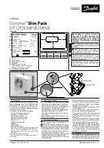 Предварительный просмотр 1 страницы Danfoss Optyma Slim Pac OP-MPZE060 Instructions Manual