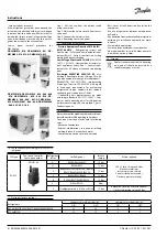 Preview for 4 page of Danfoss Optyma Slim Pack OP-LSQM Series Instructions Manual