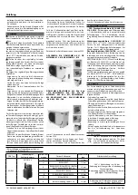 Preview for 12 page of Danfoss Optyma Slim Pack OP-LSQM Series Instructions Manual