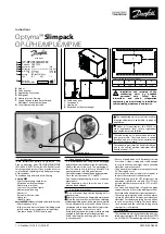 Preview for 1 page of Danfoss Optyma Slim Pack OP-MPME048 Instructions Manual