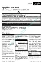 Preview for 2 page of Danfoss Optyma Slim Pack Instructions Manual